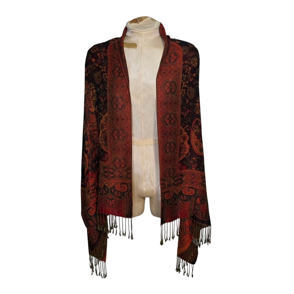 Pashmina‎ Paisley Patterned Scarf Shawl 28" x 66"